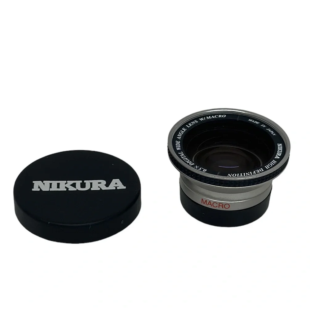Nikura 0.5X High Definition Wide Angle Lens w/ Macro for Digital & Video Cameras